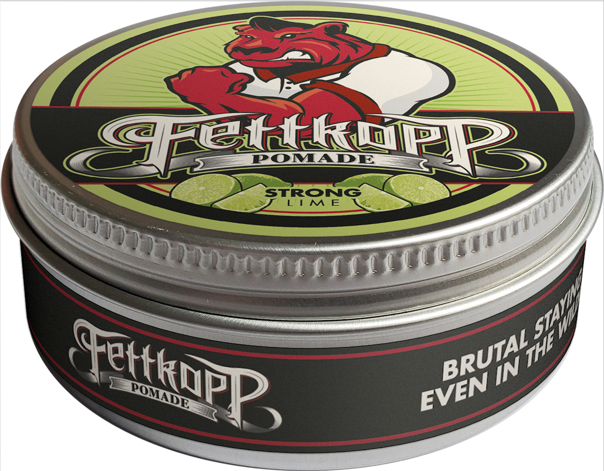 FETTKOPP POMADE Strong LIME (lime-peppermint)