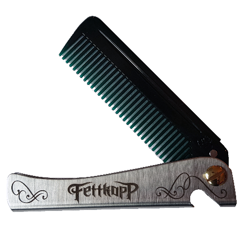 Klappkamm Taschenkamm klapparer Kamm Fettkopp Comb grün