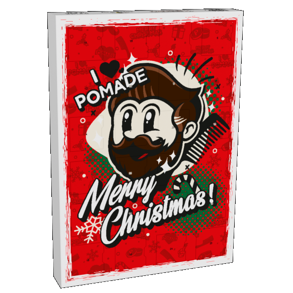 Pomade Adventskalender Weihnachtskalender Herrenkosmetik Fettkopp Pomade hochwertig edel