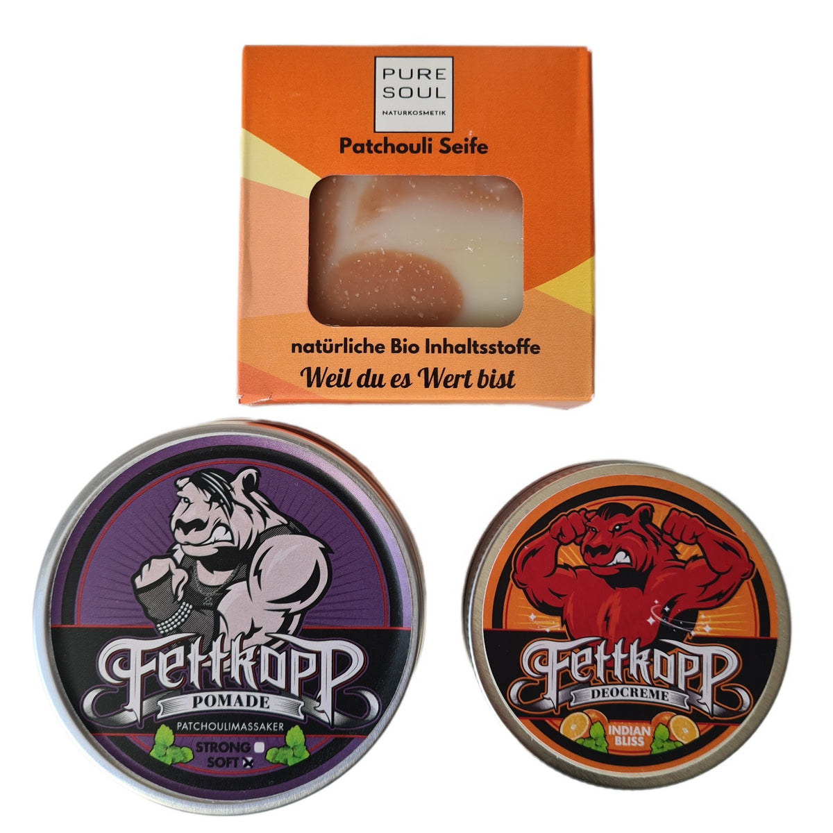 PATCHOULI-Lover (Pomade + Deocreme + Seife)