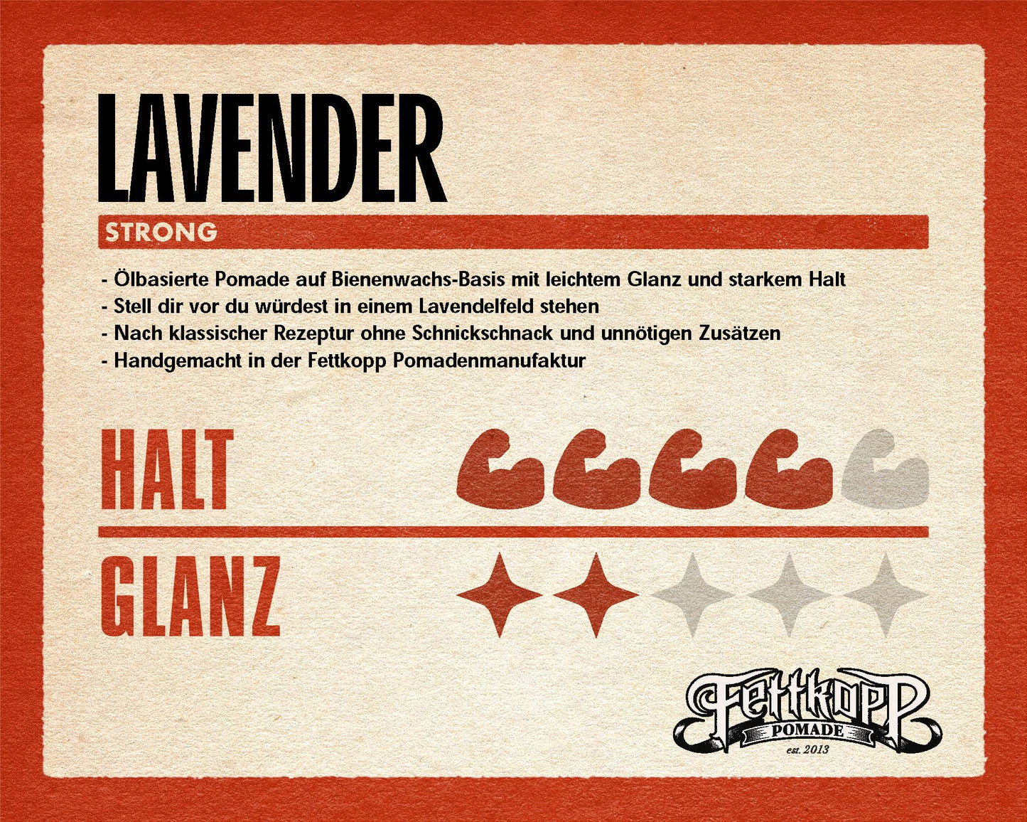 FETTKOPP POMADE - LAVENDER (Lavendel)