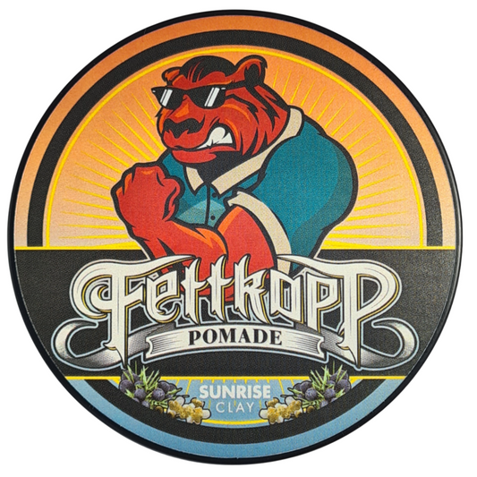 FETTKOPP POMADE - SUNRISE Clay - Sommerlich holzig-frisch - 99g