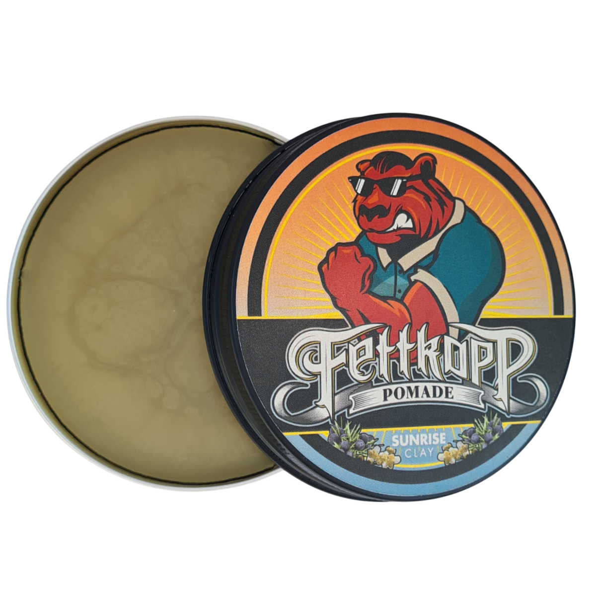 FETTKOPP POMADE - SUNSET Clay - Summery fresh - 99g