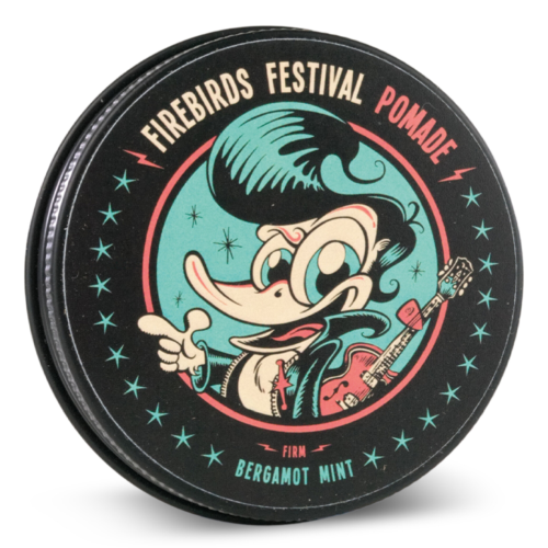 Firebirds Festival Pomade 2023 (firm hold - Bergamottenminze - 51g)