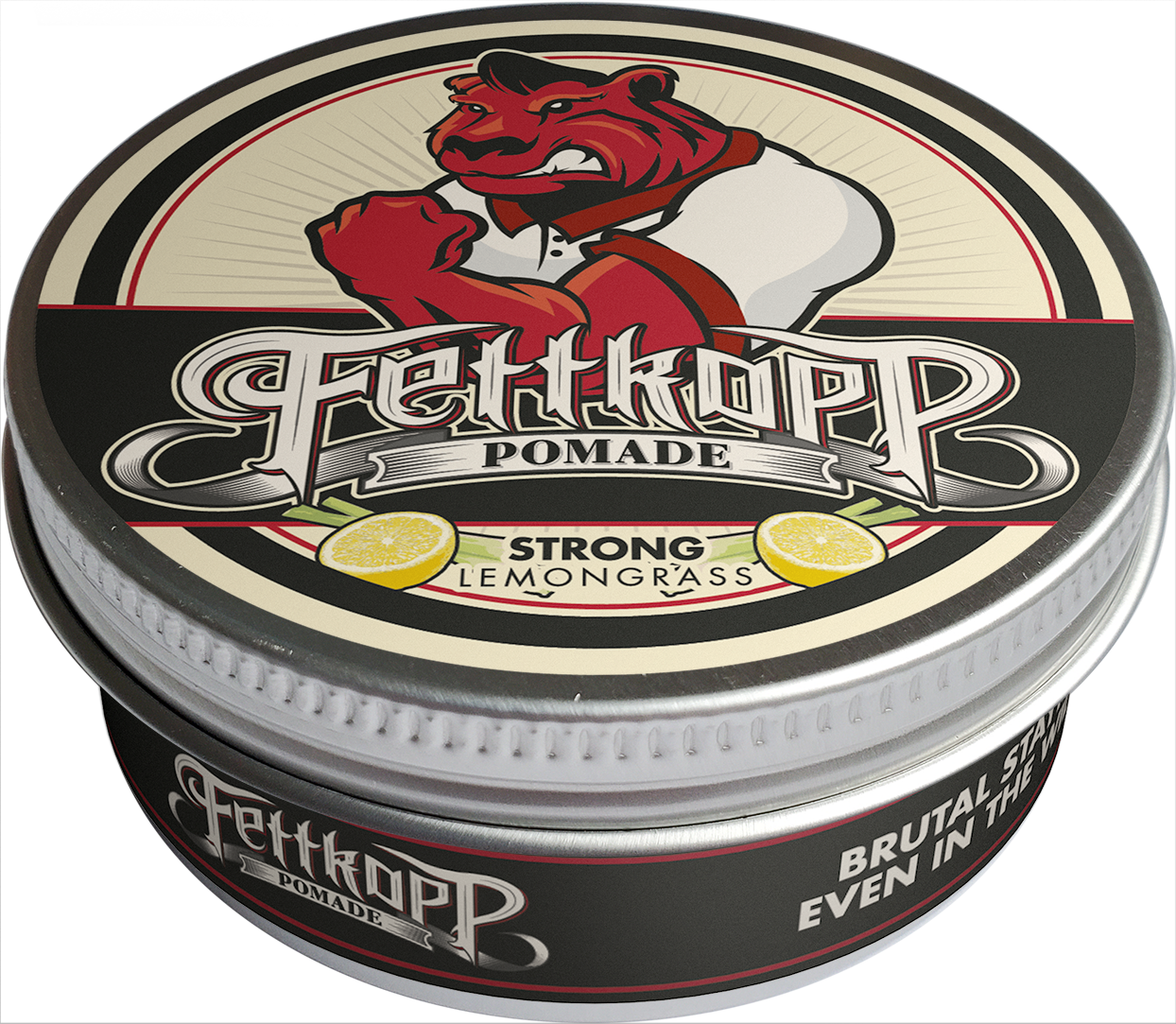 FETTKOPP POMADE Strong Classic Lemongras (Zitronengras)