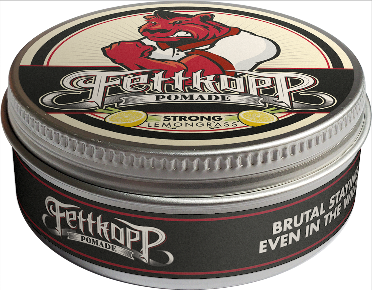 FETTKOPP POMADE Strong Classic Lemongras (Zitronengras)