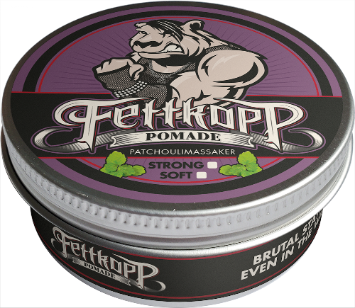 ölbasierte Pomade Patchouli erdig Bart Kopf natürlich Haarwachs