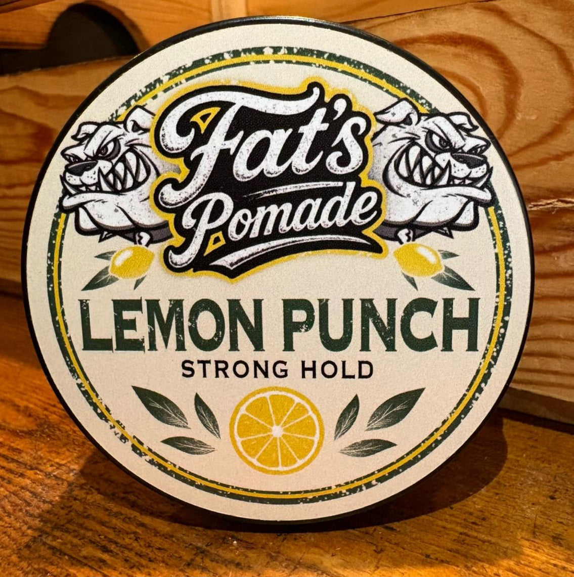 Fat's Pomaden - Lemon Punch Clay (120g, medium-firm hold)