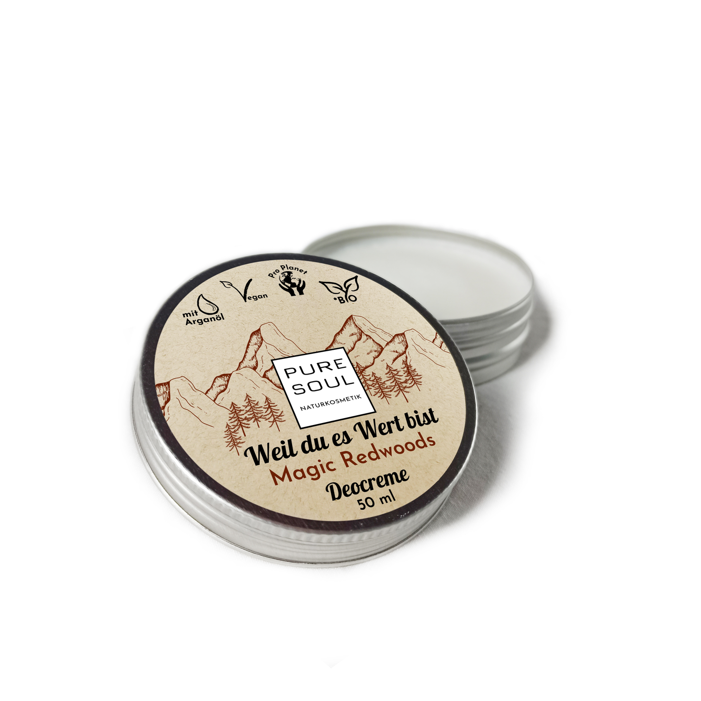 Magic Redwoods - natürliches Antitranspirant ohne Aluminium Deocreme Salbei