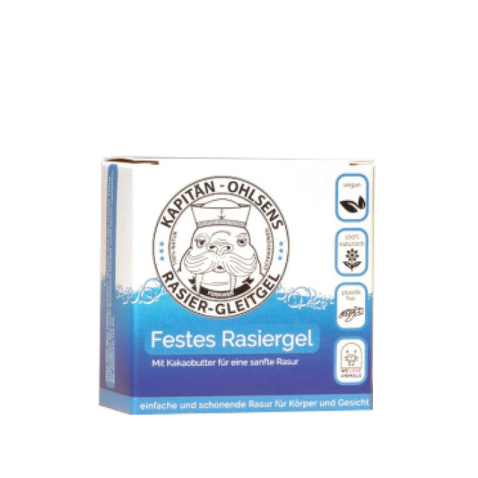Festes Rasiergleitgel von Kapitän Ohlsen (55g) (Naturkosmetik)